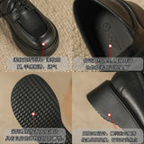 Fongt New Strap Platform Platform Small Leather Shoes Female Bound British Wind College With Skirt Loafers Single