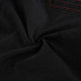 Dark Y2k Punk Wide Leg Grunge Black Pants Mall Gothic Harajuku Baggy High Waist Trousers Strap Patchwork Techwear