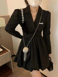 Fashion Sweet Y2K Dress Women College Style Designer Slim Party Mini Dress Female High Waist Harajuku Dress Autumn