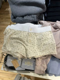 Women Soft Cotton Front Buttons Shorts 2023 Summer Vintage Low Waist Female Chic Bottoms-Outfit