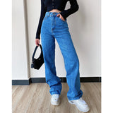 Loose High Waist Skinny White Jeans-Outfit