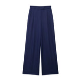 New Pleated Wide-Leg Pants In Spring 9686 8372124-Outfit