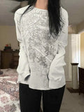 Vintage Print Long Sleeve Tee-Outfit