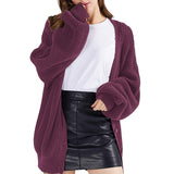 Fongt Lady New Autumn Winter Sweater Single Breasted Loose Cardigan Women's