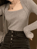 Rib Knit Sweater-Outfit