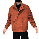 Fongt Men's Autumn And Winter Fashion Brand Handsome Retro High-End Trend Of Men's Workwear Jacket Spring And Autumn