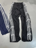 Lace Stripe Bow Trackpants-Outfit