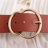 New Spring Dress With Belt, Flute And Pleats Is 8372089-Outfit
