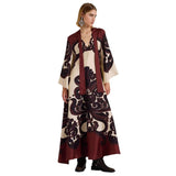 Fongt Women's Dress Middle East Dress Muslim National Windcoat