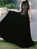 Fongt Dress Women's Spring 2025 New Empty Vest Sleeveless High Waisted
