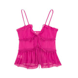 Fongt 2023 New Women's Translucent Laminated Decorative Top 7573426-Outfit
