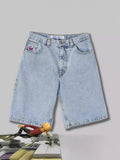 Year's Hot Y2K Bigboy Men Street Clothing Loose Jeans Pattern Leisure-Outfit