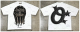 Vintage T-Shirt Men's High Street Creative Pattern Printing Round Collar Short-Sleeved Cotton Super Loose Short Sleeves-Outfit