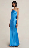 Satin Tube Maxi Dress-Outfit