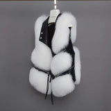 Fur Vest coat women's Lapel sleeveless buckle Slim Fit Teddy coat 2023 high street plush fur one piece