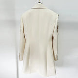 Fongt New Star Temperament Fashion Heavy Industry Nails Studded Green Fruit Collar Dress
