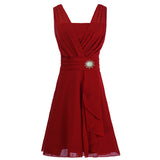Popular Style Large-Size Bridesmaid Dress Annual Toast Short Dress Dress-Outfit