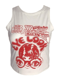 Eye Look Graphic Crop Tank Top-Outfit