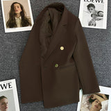 Fongt Fried Street Small Suit Jacket Female 2024 Spring And Autumn New Korean Version Web Celebrity Temperament Small Casual Suit-Outfit