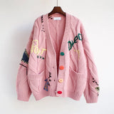 Hand-embroidered Cardigan-Outfit