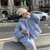 Solid Puffer Jacket-Outfit