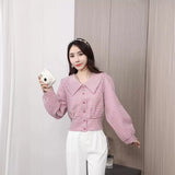 Plaid Shirt With Large Collar-Outfit