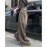 American Style Gradient Slimming Boyfriend Jeans-Outfit