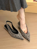 Fongt Low-Heeled Apricot-Colored Single-Shoe Fairy Shoes 2025 New Spring And Summer Pointed Skirts With Skirts Late Evening Single Shoes