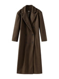Autumn / Winter 2024 New Premium Korean Version Of Woolen Long Thermal Coat Coat Temperament Commuting-Outfit