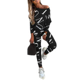 Outfit Letters Print Long Sleeve