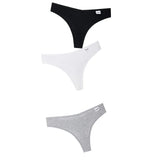 G-string Panties Cotton Women's Underwear Sexy Panties Female Underpants Thong Solid Color Panty Lingerie T Back