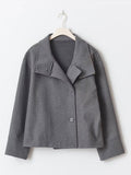 Fongt Autumn And Winter New Women's Small Casual Casual Collar Buckle Hairs Of The Short Coat Woman
