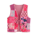 Fongt Wear 2025 Street Fashion Cotton Suit With Women's Vest Short Vest Autumn And Winter Leisure