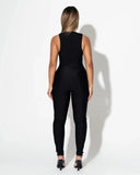 O-Neck Jumpsuit For Women 2021 Summer New Arrivals Ladies Hollow Black Sexy Bodycon Pants Elegant
