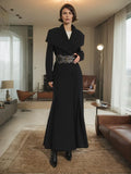Temperament Famous Wind Fish Tail Hem Jacket 2025 New Heavy Industry Waist Seal Design Slim Thin Robe
