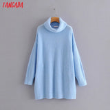 women jumpers turtleneck sweaters oversize winter fashion 2020 long sweater coat batwing sleeve christmas sweate