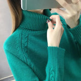 Sweater For Women Fall Winter Casual Knitted Tops Candy Colors Korean Long Sleeve Bottomed Pullover New Sueter