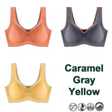 Latex Bra Women Brassiere Underwear Push Up Bras Seamless Bralette for Female Plus Size Bra Tank Crop Tops Gathers