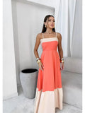 Fongt Long Fashion Sling Dress In 2025