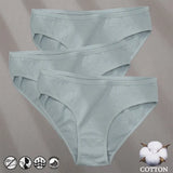 Panties Jacquard Design Pattern Women Panties Underwear Sexy Female Lingerie Briefs Solid Color Intimate Pantys for