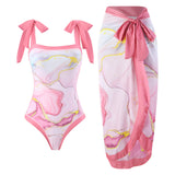 Fongt One-Piece Bikini Suit Women's Bikini Three-Piece