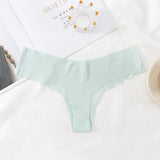 Thong Trousers Ice Silk Sexy Low-Waist Pure Lust Wind T-Pants Thin Invisible Ladies