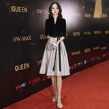 Fongt Evening Dress Women's 2025 New Temperament Party Walk Show Dress Party Banquet Year's President's Evening Dress