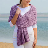 Fongt Women Knitted Shawl Scarf Autumn And Winter New Women's Scarf Women's