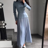 Fongt 2025 New Round Collar Bump Color Splicing Back Strap To Repair Dress
