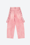 Soft Girl Double Belted Baggy