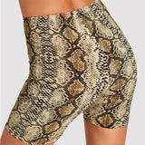 Fongt New Fashion Sexy Leopard Print Snake Wrap Hip Shorts Tipants-Outfit