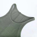 Fongt Early Autumn New Women's Pure Color Narrow Shoulder Elastic Slim Thin Bottom Sling Sleeveless Small Vest-Outfit