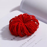 New Girls Candy Colors Nylon Basic Elastic Hair Bands Kids Rubber Bands Headband Scrunchie Fashion Hair
