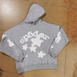 Fongt 2025 Spoder Spider Web Print Hooded Hooded Hooded Hooded Casual Loose New
